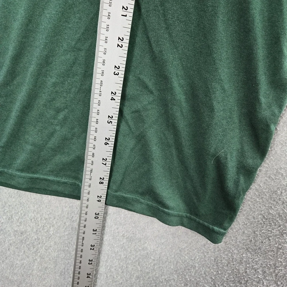 Oregon Ducks Men Activewear Shirt Medium Green Nike Swoosh Logo Dri Fit Tee‎